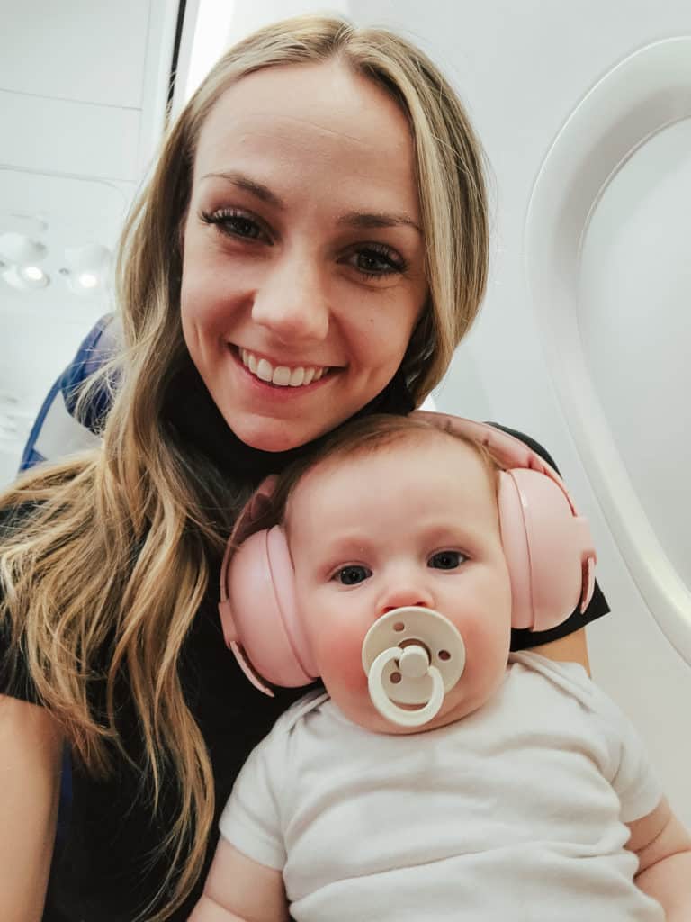On Baby's First Flight, flying with an infant