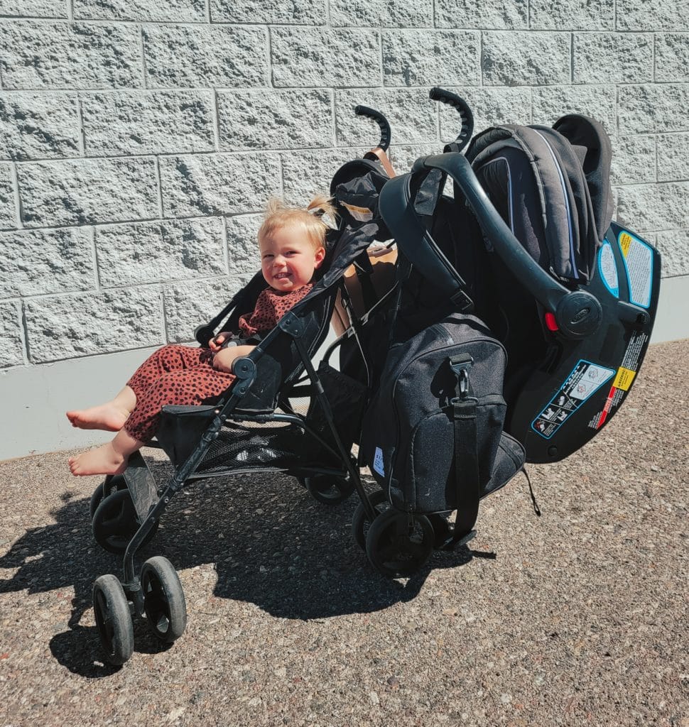 flying with an infant stroller 