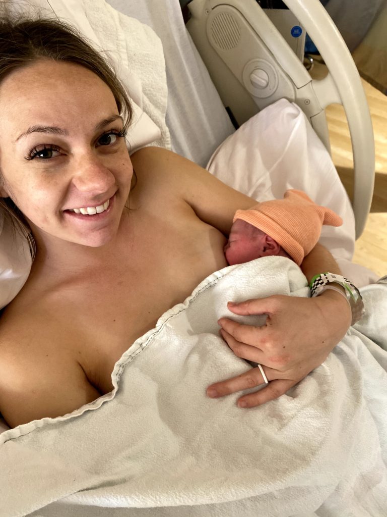 First Time Mom Unmedicated Hospital Birth