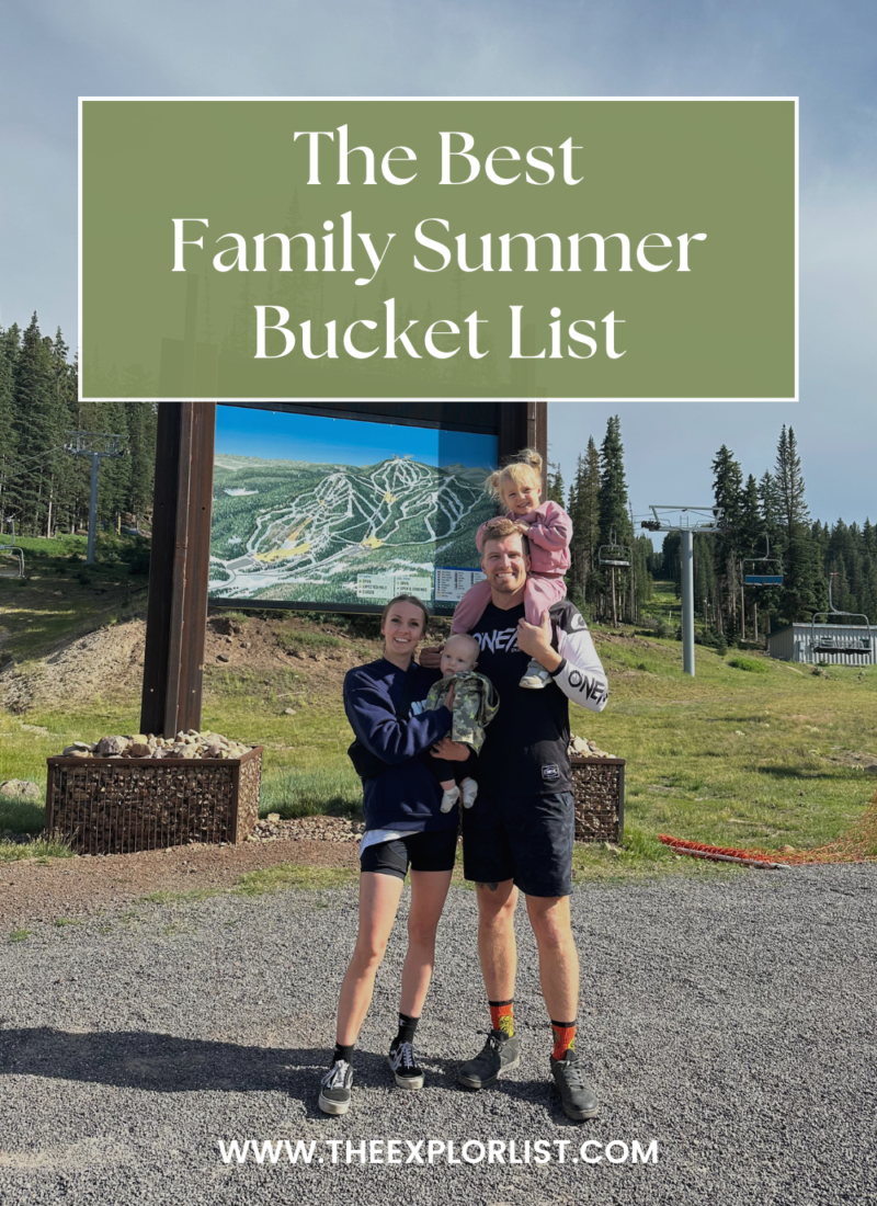 Family Summer Bucket List with Kids